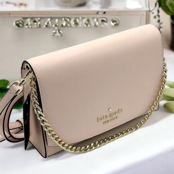 kate spade Handbags - NWT Kate Spade Carson Convertible Crossbody - Light Rosebud